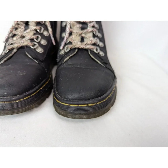Dr. Martens Combs Wyoming Shearling Lined Lace Up Ankle Boots Docs Combat US 7 L - Picture 9 of 16